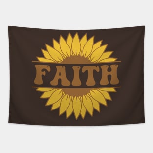 Sunflower Faith Tapestry