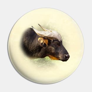 African forest buffalo Pin