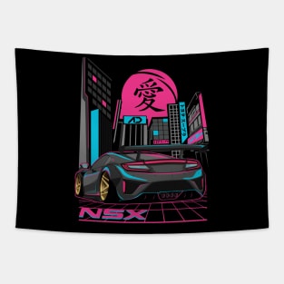 Black NSX Tapestry