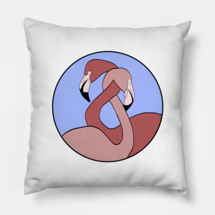 Flamingo love Pillow