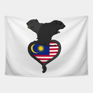 Gerbil Malaysia (dark) Tapestry