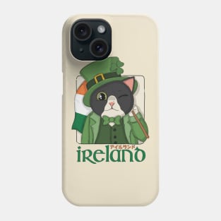 Ireland Tuxedo Cat Phone Case