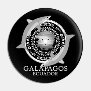 Mako Sharks Ecuador Galápagos Pin