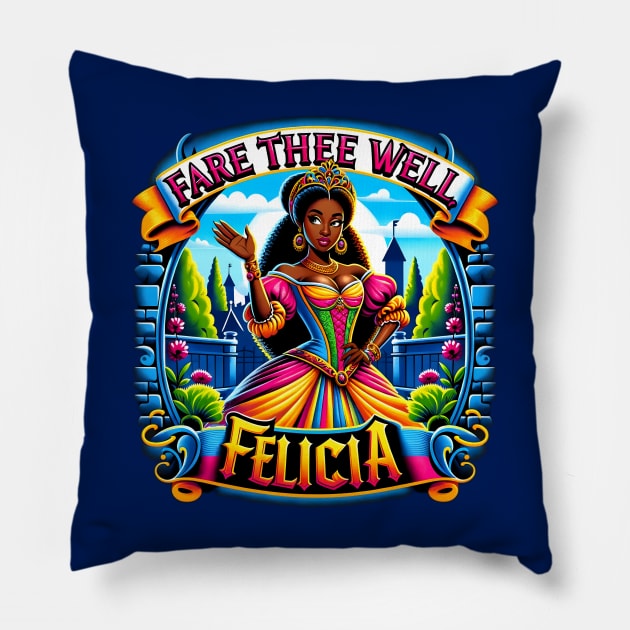 Bougie Bye Felicia! Pillow by Total 8 Yoga