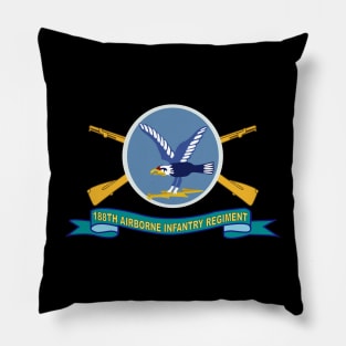 188th Airborne Infantry Regiment w Br - SSI - Ribbon X 300 Pillow