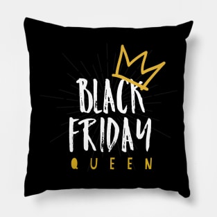 Black Friday Queen Shirt Gift Women Likes To Go Shopping Pillow