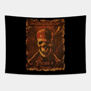 Vintage Pirate Caribbean Tapestry