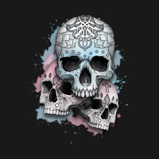 Watercolor Sugar Skulls T-Shirt