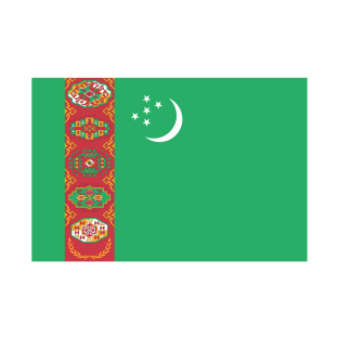 Flag of Turkmenistan T-Shirt