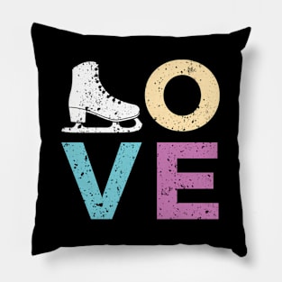 I Love Figure Skating Pillow