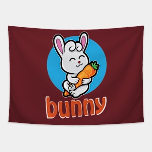 Colorful Bunny Tapestry