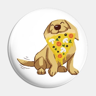 doggo with pizza Pin