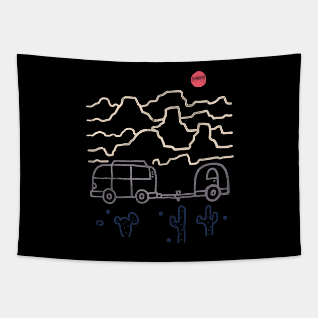 Van Desert Tapestry by quilimo