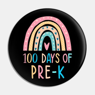 Happy 100 Days Of Pre-K Shirt, Happy 100th Day Of School Shirt For Pre-K Teacher & Students, 100 Days Y'all Shirt, Team Pre-K, Pre-K Squad Pin