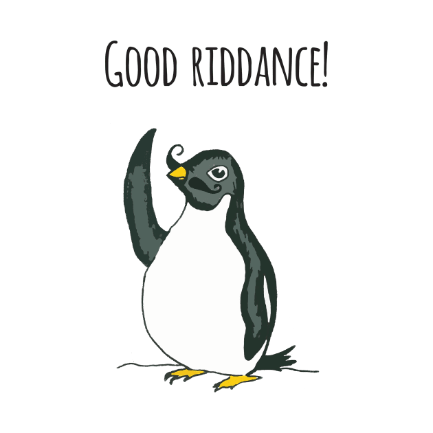 Good Riddance! Penguin by drknice