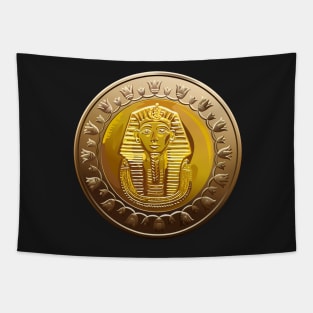 vector Egyptian coin featuring Pharaoh Tapestry