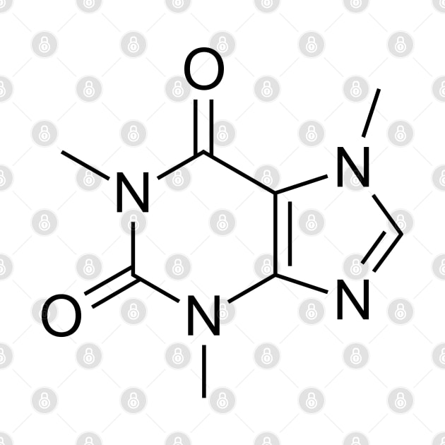 Caffeine C8H10N4O2 by Zeeph