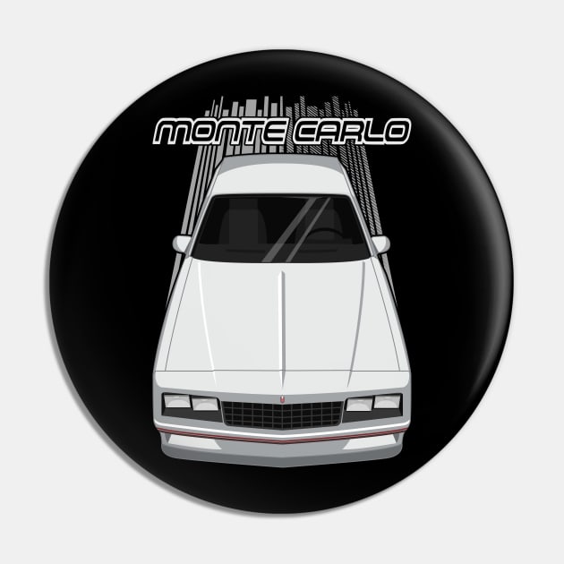 Chevrolet Monte Carlo 1984 - 1989 - white and red Pin by V8social