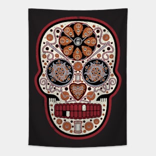 Mexican Sugar Skull Devil's Food Decadence with Calavera Cream Frosting Tapestry