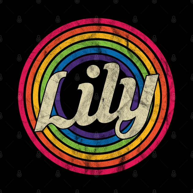 Lily - Retro Rainbow Faded-Style by MaydenArt