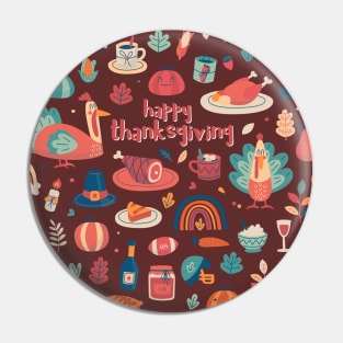 Happy Thanksgiving Pin