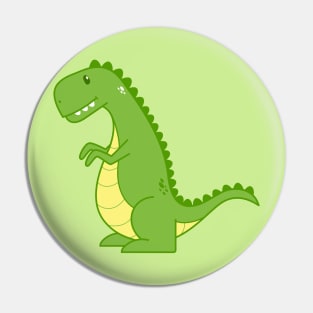 Green Dinosaur Pin