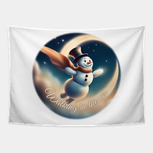 Snowman Dreams Tapestry