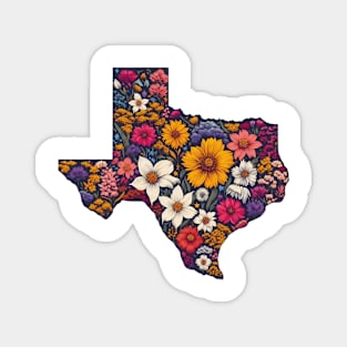 Texas Wildflowers Magnet