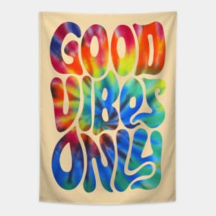 Good Vibes Only | Rainbow Tapestry