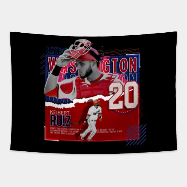 Keibert Ruiz Washington Nationals baseball player poster Nationals