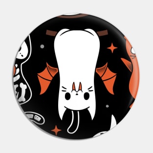 Spooky Kitty Crew - Halloween Cats Pin