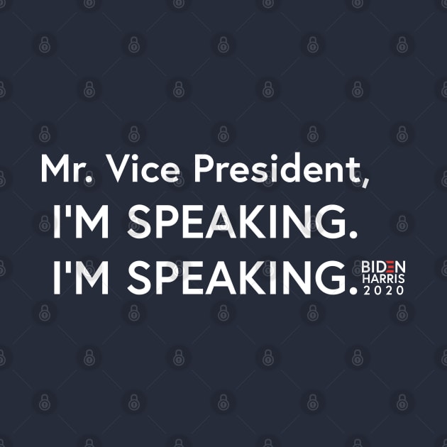 "Mr. Vice President, I'm Speaking. I'm Speaking." 2020 Vice Presidential Debate Joe Biden Kamala Harris by CH