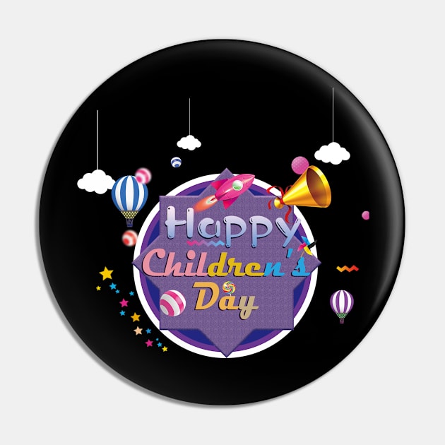 Happy children's day Pin by Marioma