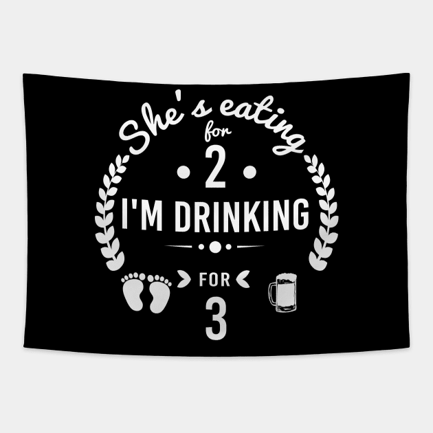 She's Eating For 2,I'm Drinking For 3 Funny Hilarious Tshirt She's Eating For 2,I'm Drinking For 3 Funny Hilarious Tshirt