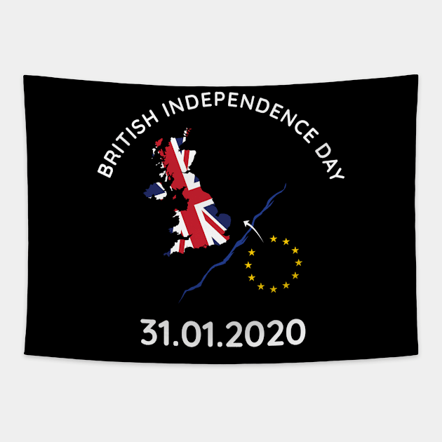 British Independence Day Brexit Tapestry by CrissWild