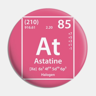 Astatine Element Pin