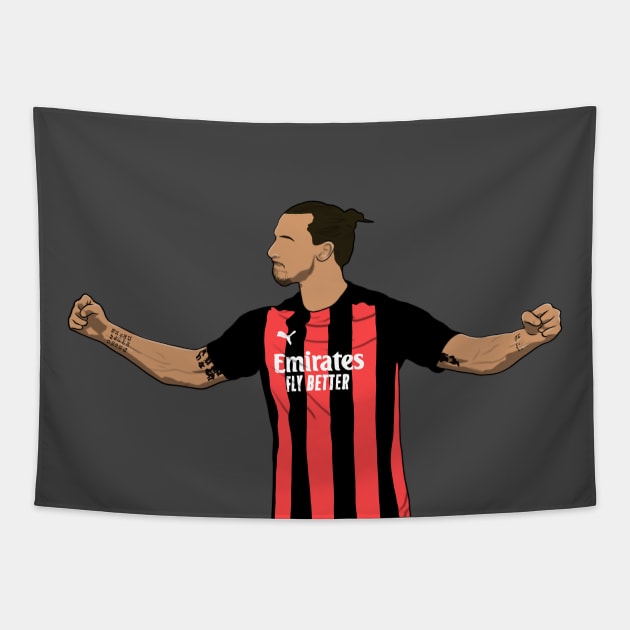 Zlatan Ibrahimovic Tapestry by Hevding