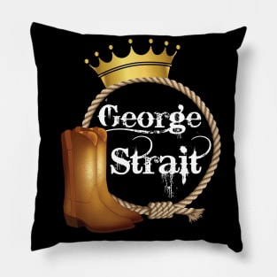 George strait boots Pillow