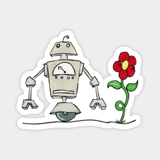 Flower Bot Magnet