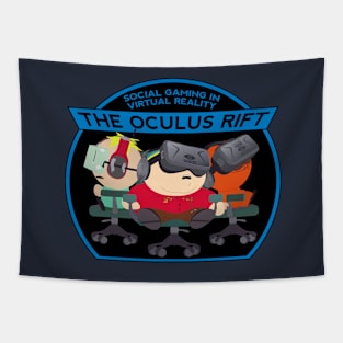 Social gaming in Virtual Reality. Oculus rift South Park Tapestry