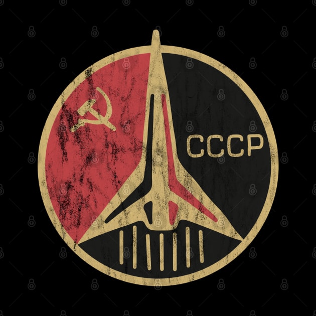 Retro Cosmonaut Mission Badge by Slightly Unhinged