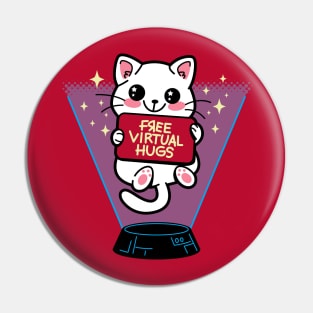 free Virtual Hugs Pin