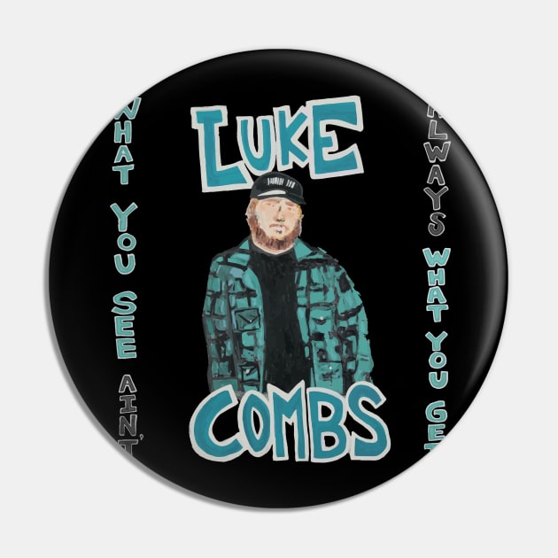 Luke Combs Pin by Daniel Cantrell