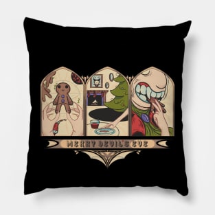 Unholy Christmas - Merry Devil's Eve Pillow