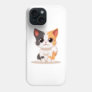 Tri color cat Phone Case