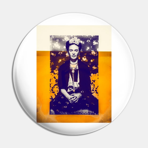 Frida Kahlo Pin by Kat Evans