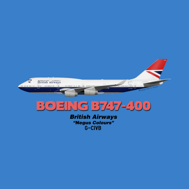 Boeing B747-400 - British Airways "Negus Colours" by TheArtofFlying