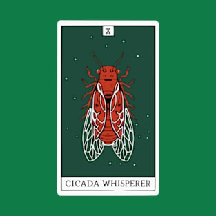 Cicadas Tarot Card Cicada Whisperer 2024 T-Shirt