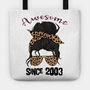 Messy bum birthday girl Tote