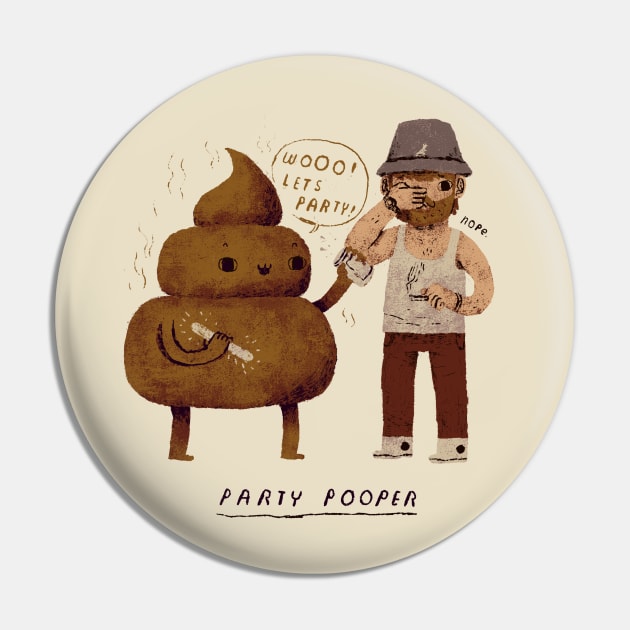 party pooper Pin by Louisros